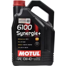 Моторное масло Motul 6100 Synergie+, 10W40 4 л (109463)