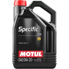 Моторное масло Motul Specific 17 FE SAE 0W-20, 5 л (109950)