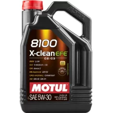 Моторное масло MOTUL 8100 X-clean EFE, 5W30 4 л (109171)