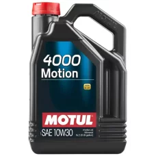 Моторное масло Motul 4000 Motion, 10W30 5 л (100334)