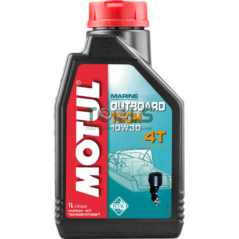 Моторное масло Motul Outboard Tech 4T 10W30, 1 л (106453)