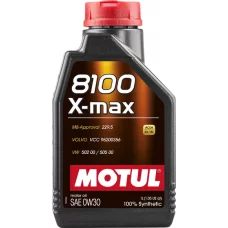 Моторное масло MOTUL 8100 X-max, 0W30 1 л (106569)