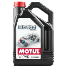 Моторное масло Motul Hybrid 0W12, 4 л (107152)