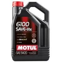 Моторное масло Motul 6100 Save-lite, 5W20, 4 л (108030)