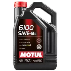 Моторное масло Motul 6100 Save-lite, 5W20, 4 л (108030)