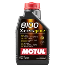 Моторна олива MOTUL 8100 X-cess gen2 5W40 1 л (109774)