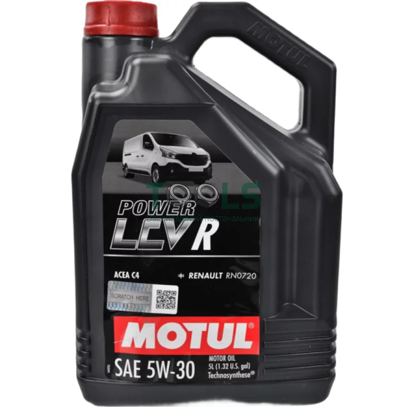 Моторное масло Motul Power LCV R SAE 5W-30, 5 л (109905)