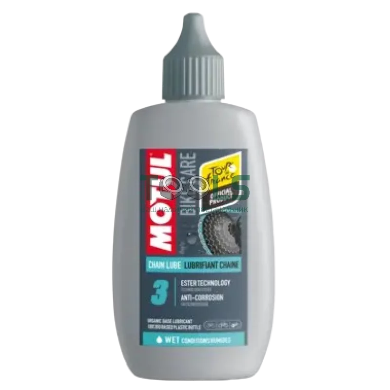 Смазка для велосипедных цепей Motul Chain Lube Wet, 100 мл (111451)