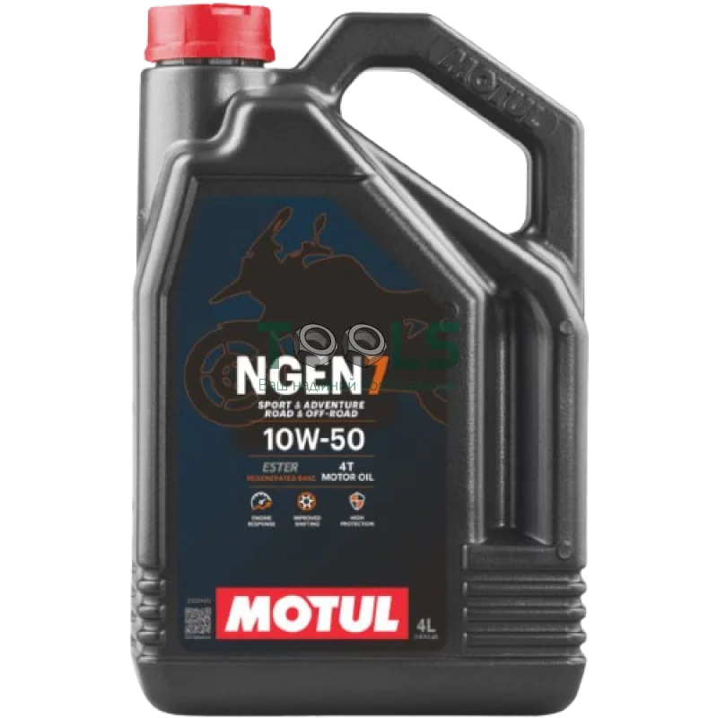 Моторное масло Motul NGEN 7 4T SAE 10W-50, 4 л (111823)