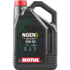 Моторное масло Motul NGEN 5 4T SAE 15W-50, 4 л (111834)