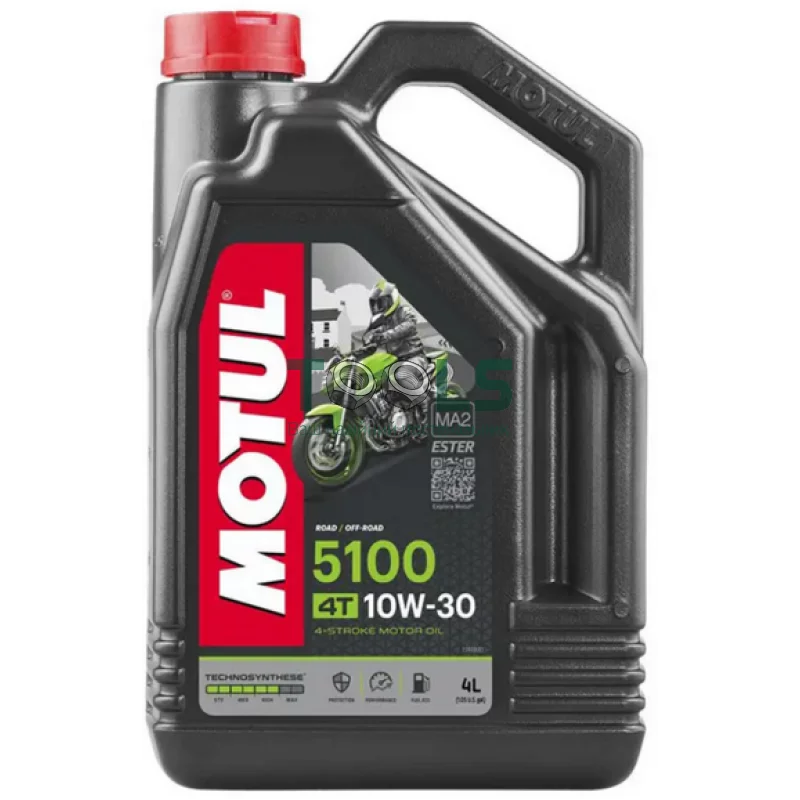 Моторное масло Motul 5100 4T, 10W30 4 л (104063)