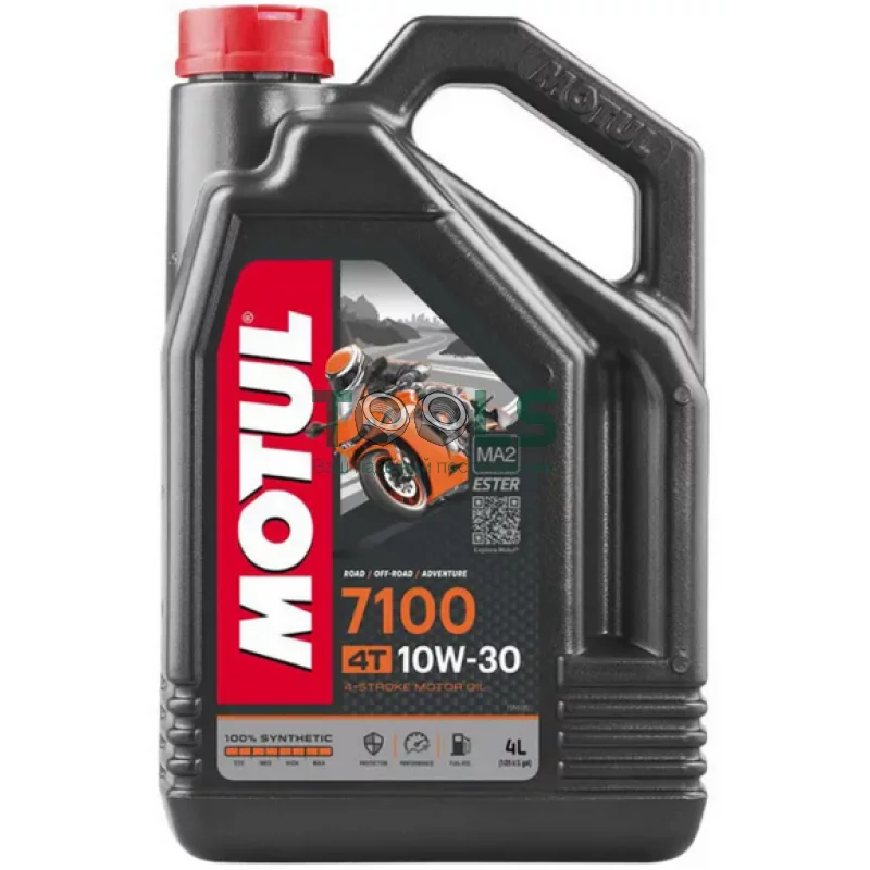 Моторне масло Motul 7100 4T, 10W30 4 л (104090)