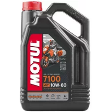 Моторное масло Motul 7100 4T, 10W60 4 л (104101)