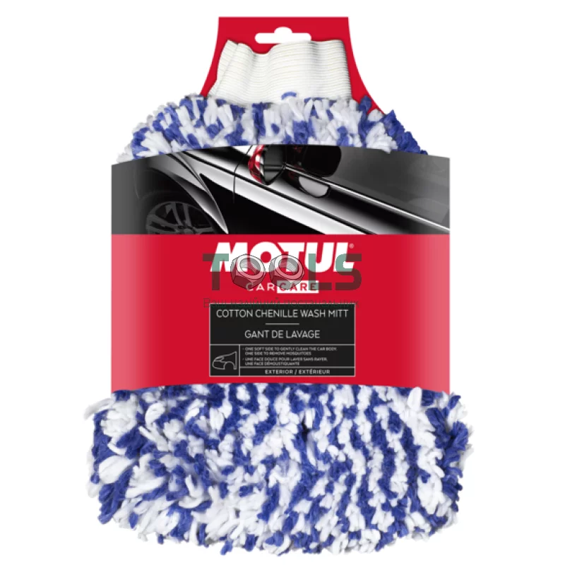 Перчатка для мытья автомобиля Motul Cotton Chenille Wash Mitt (111022)