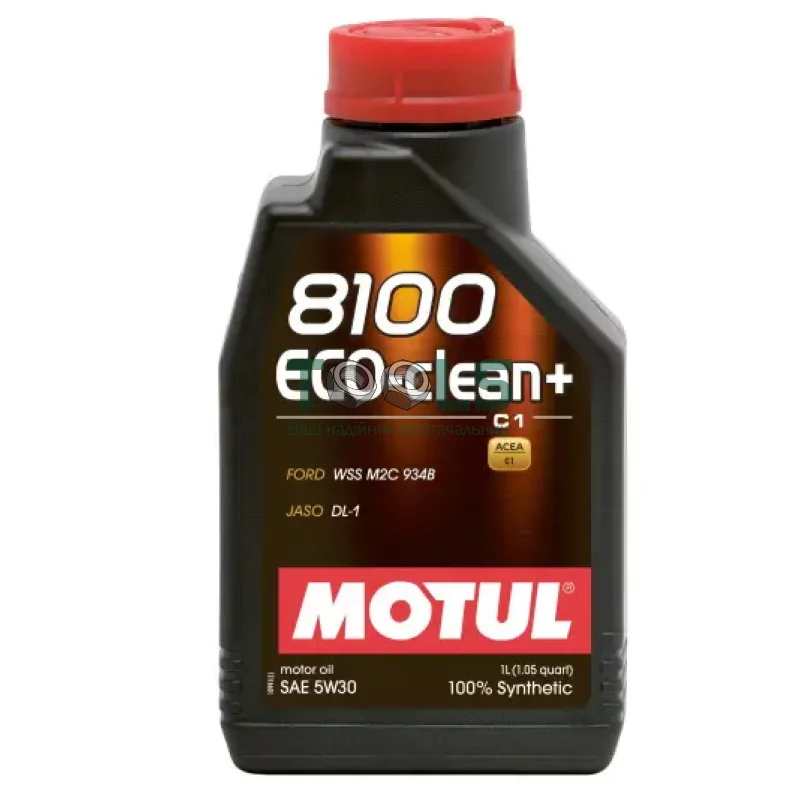 Моторное масло Motul 8100 Eco-clean+, 5W30 1 л (101580)