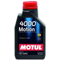 Моторное масло Motul 4000 Motion, 15W40 1 л (102815)