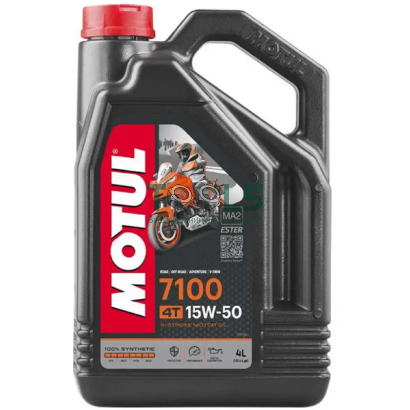 Моторное масло Motul 7100 4T, 15W50 4 л (104299)