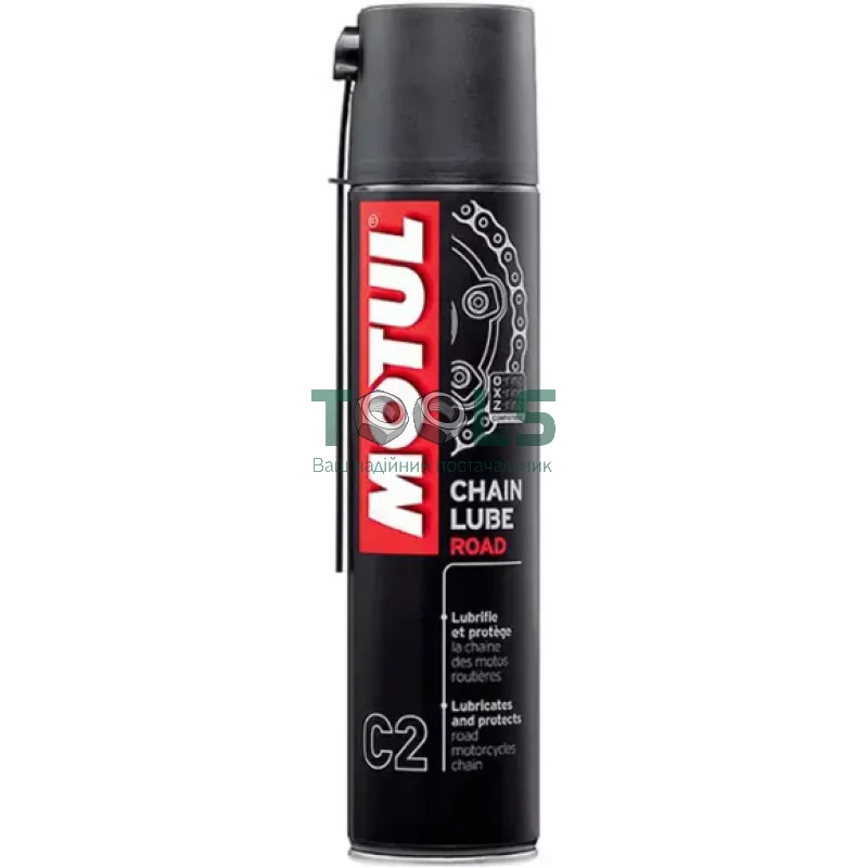 Смазка для цепей Motul C2 Chain Lube Road, 400 мл (111649)