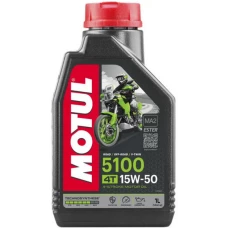 Моторное масло Motul 5100 4T, 15W50 1 л (104080)