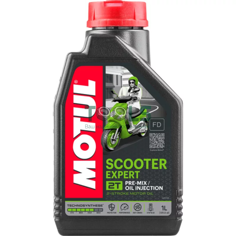 Моторное масло Motul Scooter Expert 2T, 1 л (105880)