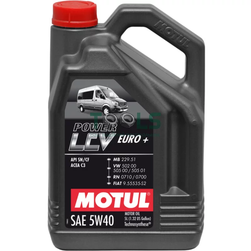 Моторное масло Motul Power LCV Euro+ 5W40, 5 л (106132)