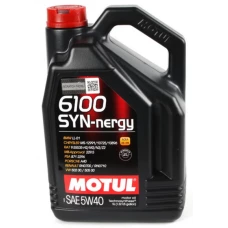 Моторна олива Motul 6100 Syn-nergy, 5W40 5 л (107979)