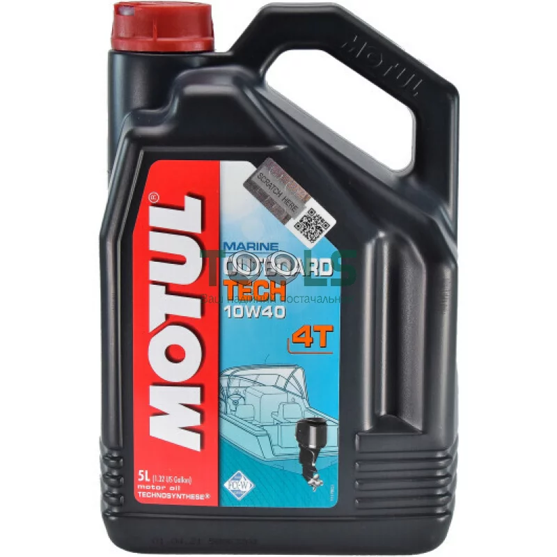 Моторное масло Motul Outboard Tech 4T 10W40, 5 л (106354)