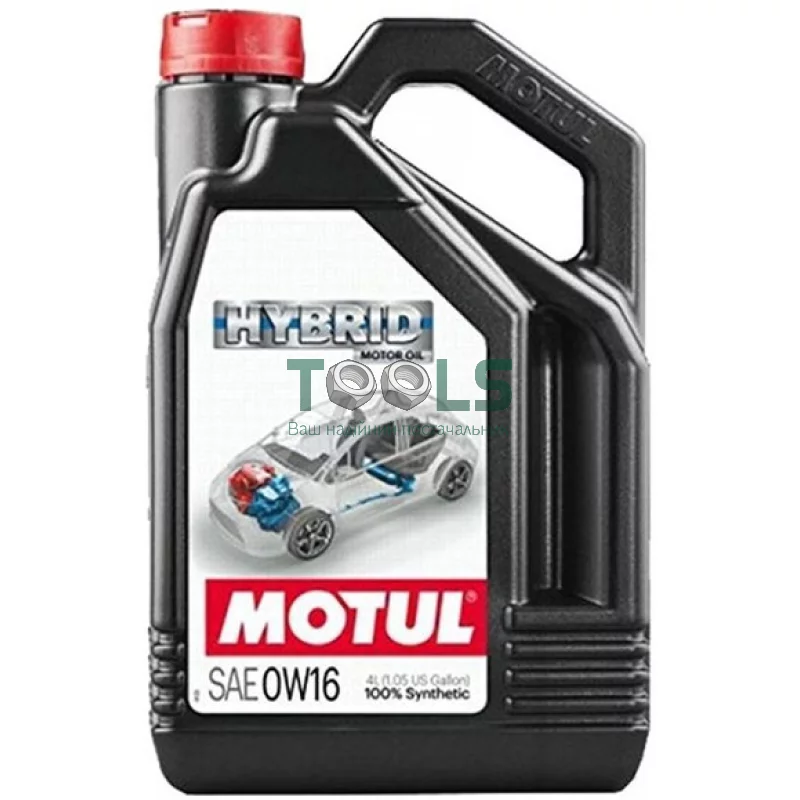 Моторное масло Motul Hybrid 0W16, 4 л (107154)