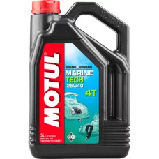 Моторное масло Motul Marine Tech 4T 25W40, 5 л (107716)