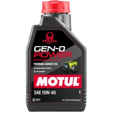 Моторное масло для генераторов Motul Gen-D Power SAE 15W-40, 1 л (111238)