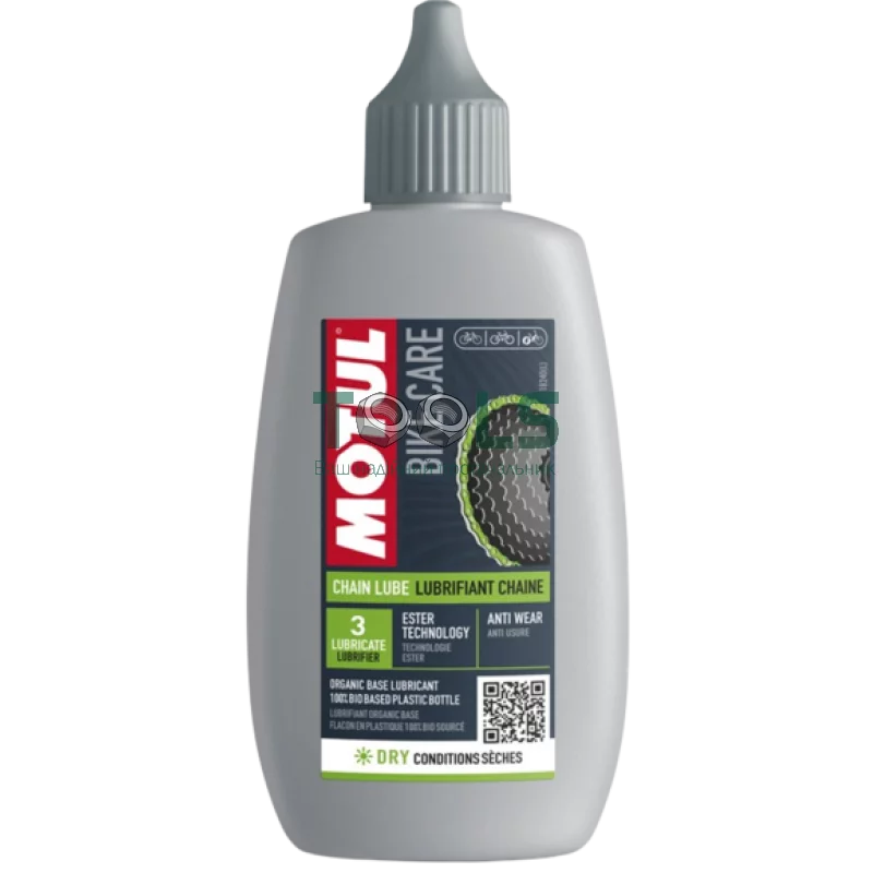 Смазка для велосипедных цепей Motul Chain Lube Dry, 100 мл (111452)