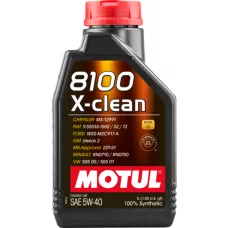 Моторна олива Motul 8100 X-clean SAE 5W-40, 1 л (102786)