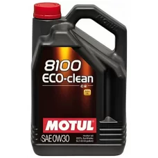 Моторное масло Motul 8100 Eco-clean, 0W30 5 л (102889)