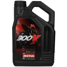 Моторное масло Motul 300V 4T Factory Line Road Racing, 5W40, 4 л (104115)