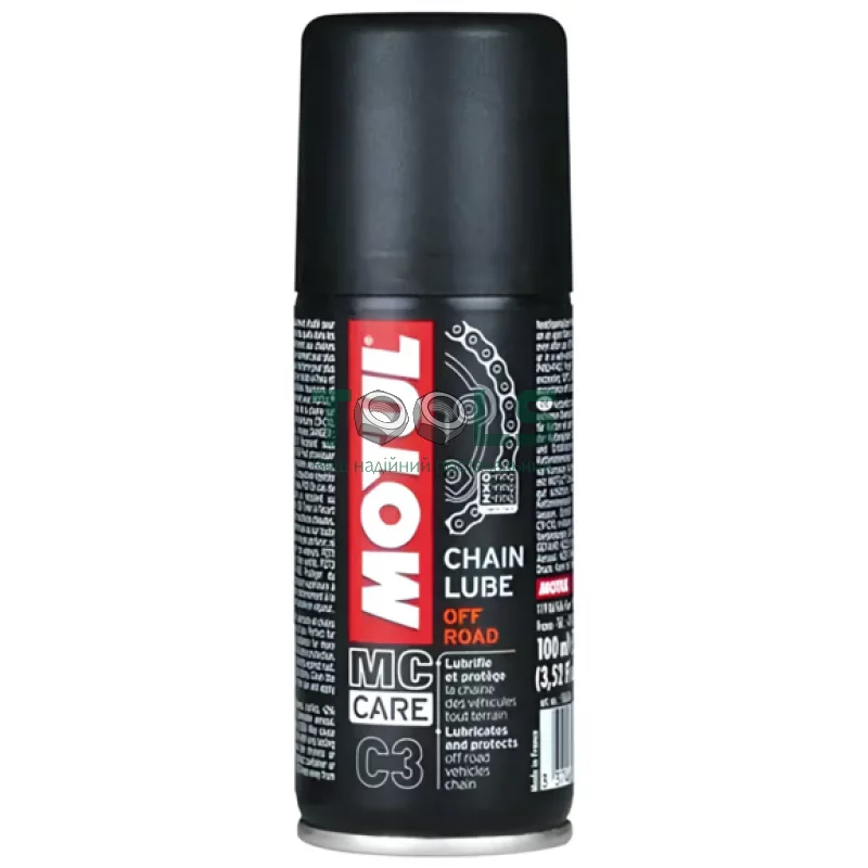 Смазка для ланцюгів позашляхових мотоциклів Motul C3 Chain Lube Off Road, 100 мл (106346)