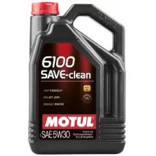 Моторное масло Motul 6100 Save-clean, 5W30 5 л (107968)