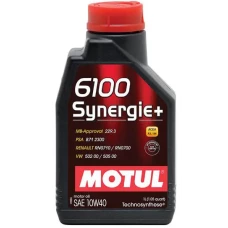 Моторное масло Motul 6100 Synergie+, 10W40 1 л (108646)