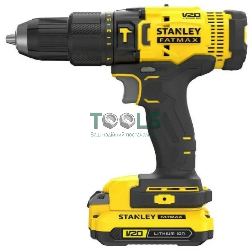 Дрель-шуруповерт ударный Stanley FatMax SFMCD711C2K