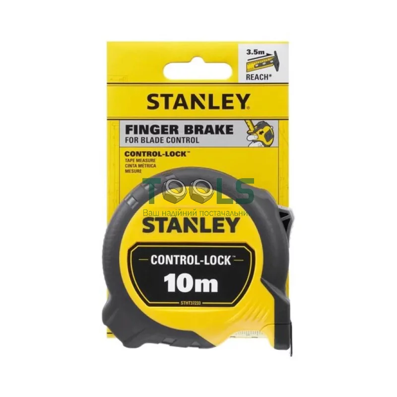 Рулетка Stanley CONTROL-LOCK, 10 м, 25 мм (STHT37233-0)