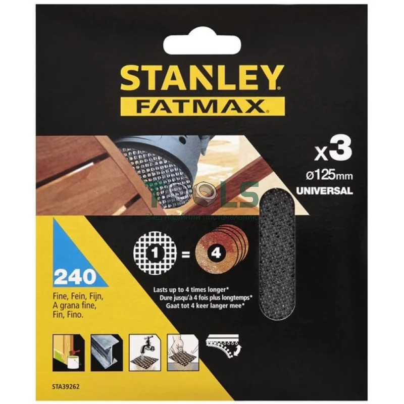 Сетка шлифовальная Stanley STA39262