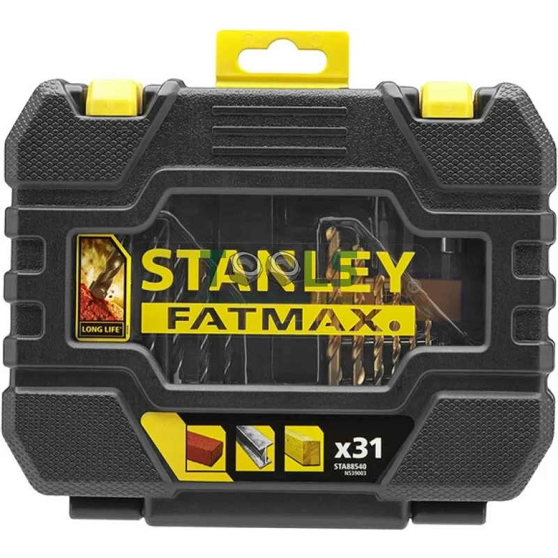 Набор бит и сверл Stanley TITANIUM, 31 шт, кейс (STA88540)