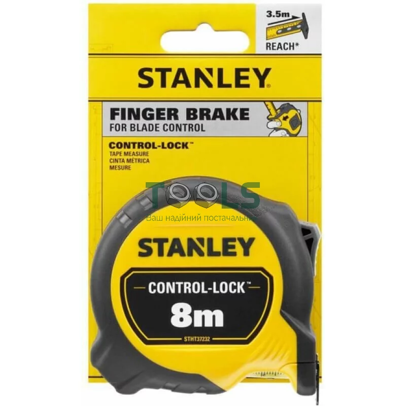 Рулетка Stanley CONTROL-LOCK, 8 м, 25 мм (STHT37232-0)