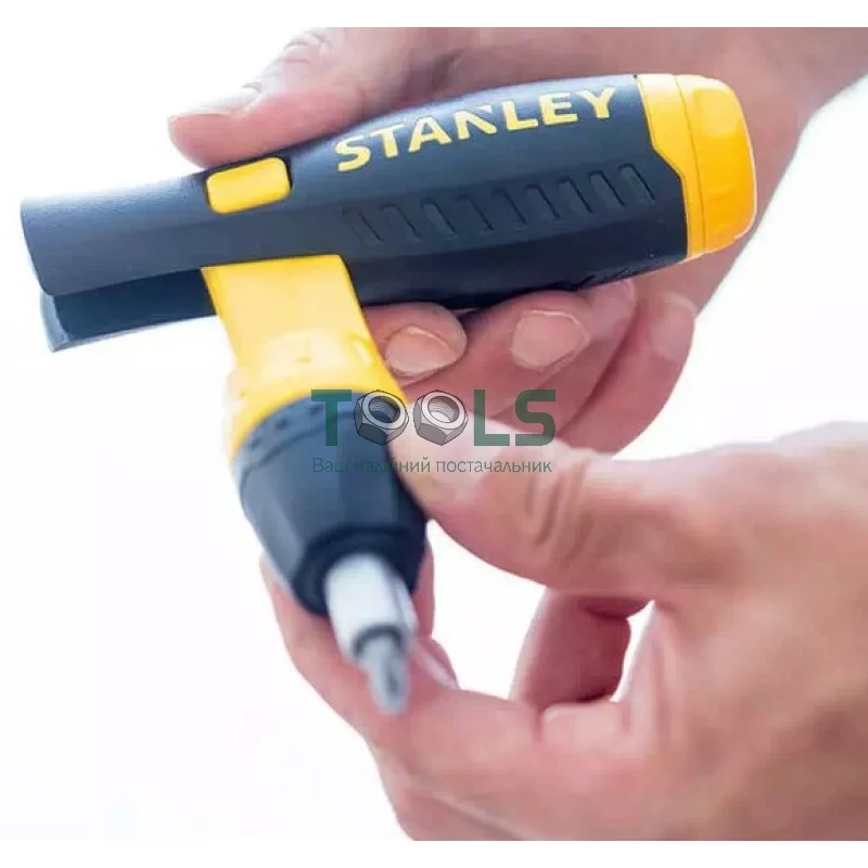 Тримач для викруток STANLEY Pistol Grip Ratchet з набором 37 біт (0-63-038)