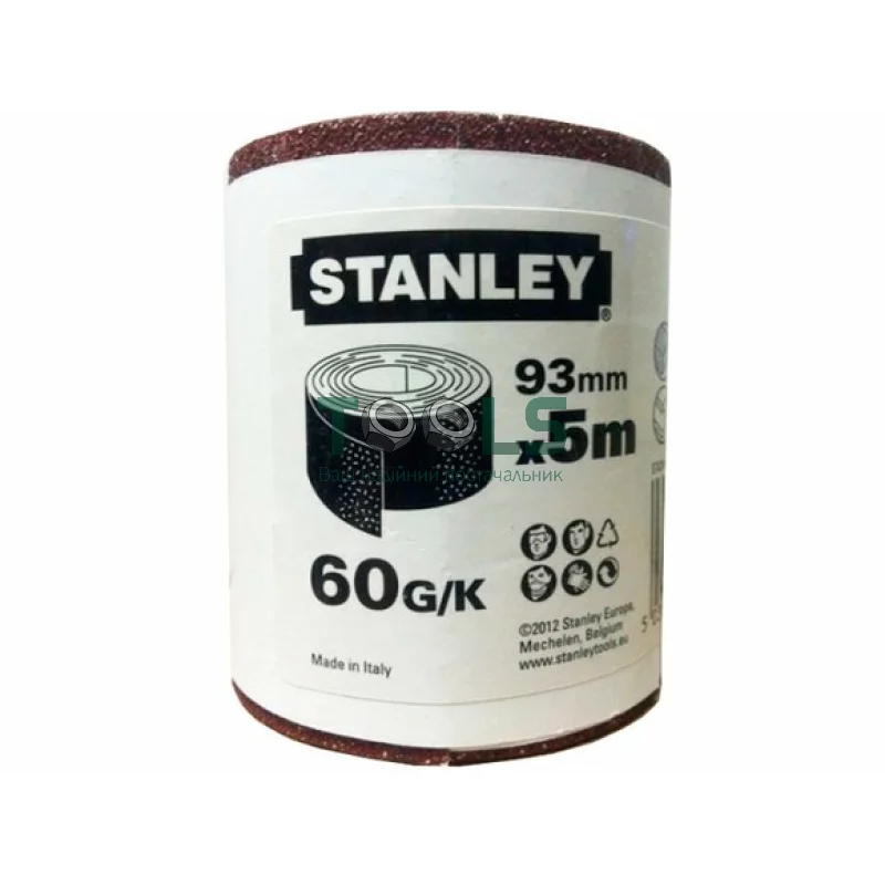 Шлифбумага Stanley 93 ммх5м P60 (STA31406-XJ)