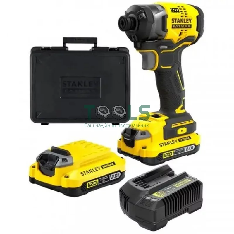 Гайковерт аккумуляторный ударный STANLEY FatMax SFMCF820D2K