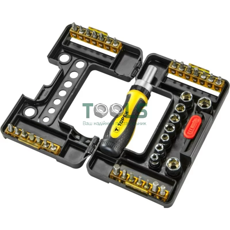 Набор насадок с держателем Topex (38 шт.) (39D344)