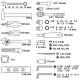 Універсальний набір інструментів Topex (135 предметів) (38D215)