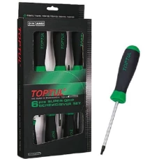 Набір викруток з отвором Toptul TORX T10-T40 6 шт (GAAE0610)