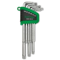 Набір ключів TOPTUL TORX T10-T50, 9 шт. (GSN-09LS)