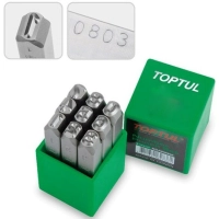 Набір клейм цифрових ударних TOPTUL NGAW0903